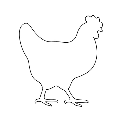 Поделка курица из ткани 222